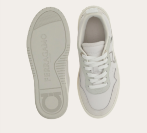 Giay Salvatore Ferragamo Gancini Sneaker 'White' 030576-770225