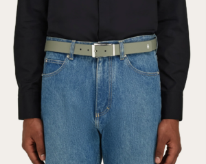 That Lung Salvatore Ferragamo Reversible 'Grey' 670374-775806