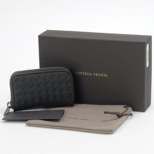 Tui Bottega Veneta Coin Case In Intrecciato 'Black' 473010V46511000