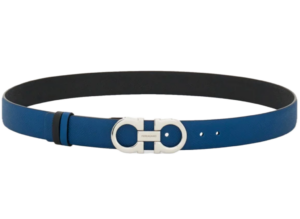 That Lung Salvatore Ferragamo Adjustable Reversible 'Blue' 23A565-780394