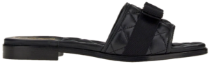 Dep Salvatore Ferragamo Quilted Slide Vara Bow 'Black' 01D474-753739