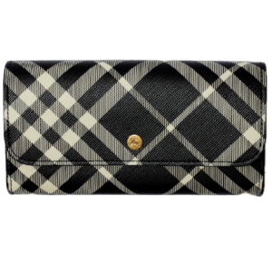 Vi Burberry Check Continental Wallet 'Black' 80952691