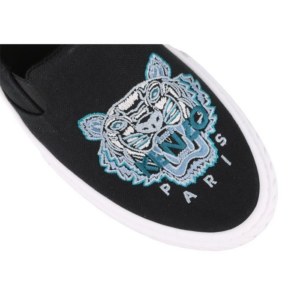 Giay Kenzo Tiger Head Embroidery 'Black' FA62SN200F70-99