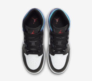 Giay Nike Air Jordan 1 Mid 'White True Red' DQ8423-154