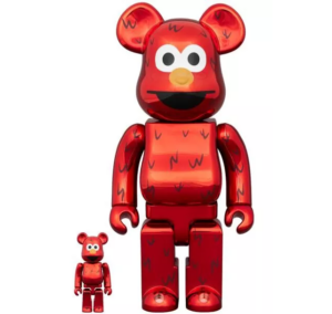 Mo Hinh Bearbrick Be@rbrick Elmo Chrome