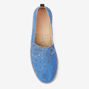 Giay Kenzo Royal Bandana Flat Espadrilles 'Blue' FC55ES195F74-71