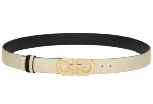 That Lung Salvatore Ferragamo Reversible Adjustable Gancini Belt 'Mascarpone' 23A565-764045