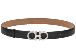 That Lung Salvatore Ferragamo Adjustable Gancini Belt 'Black' 23B727-717550