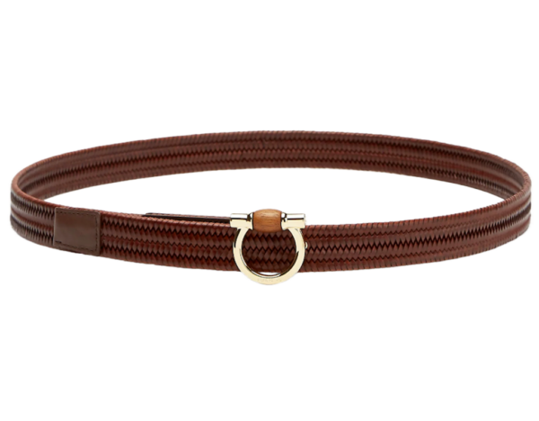 Thắt Lưng Salvatore Ferragamo Fixed Gancini Belt 'Cocoa' 230309-771349