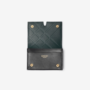 Vi Burberry Snip Business Card Case 'Black' 80931021