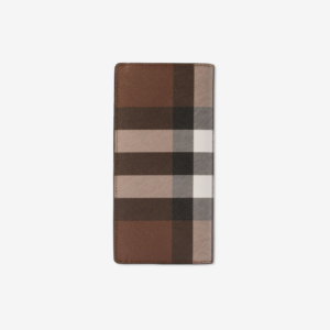 Vi Burberry Check Leather Continental Wallet 'Brown' 80528031