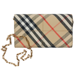 Vi Burberry Snip Chain Strap Wallet 'Sand' 80992131