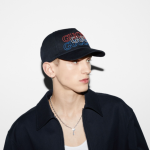 Mu Gucci Baseball Hat Embroidery 'Black' 788548-4HA9X-4100