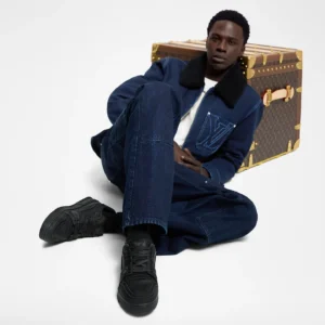 Giay Louis Vuitton LV Trainers 'Black' 1ADEQS