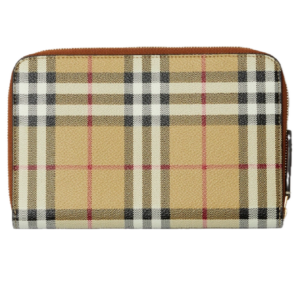 Vi Burberry Check Travel Wallet 'Beige' 80797111