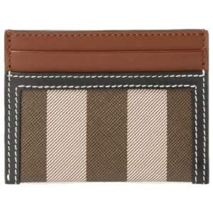 Vi Burberry Check Card Case 'Dark Birch Brown' 80623011