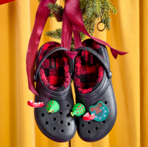 Dep Crocs Classic Lined Buff Check Clog 'Black' 210738-001