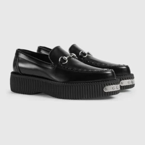 Giay Gucci Horsebit Creeper Loafer 'Black' 797095-AAD30-1000