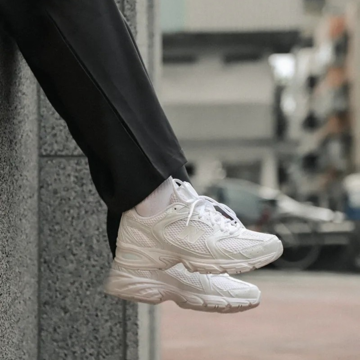 Gi y New Balance 530 Triple White MR530PA Authentic Shoes Gi y New Balance 530 Triple White MR530PA Authentic Shoes