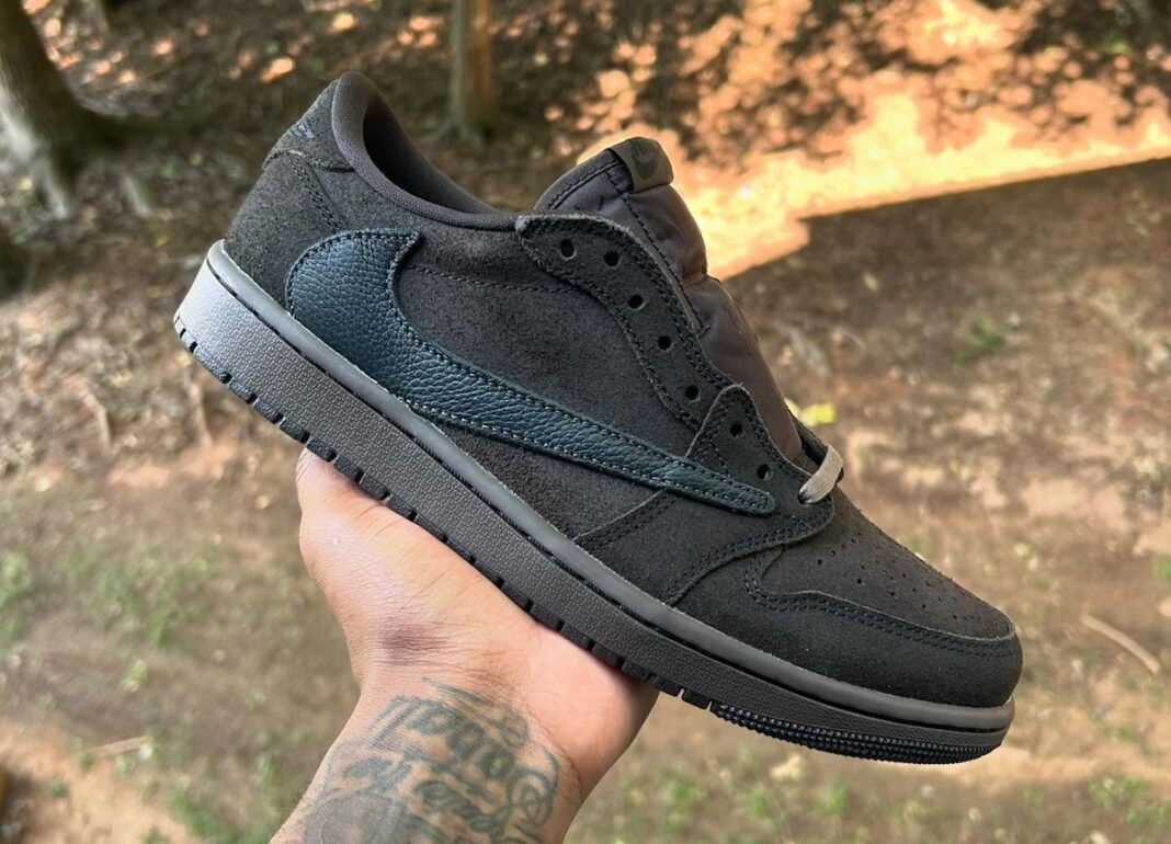 Hinh anh 1: Travis Scott cong bo mau Air Jordan 1 Low OG moi nhat
