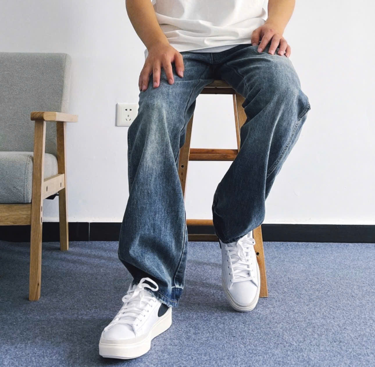 Alternative view of Giày Nike Blazer Phantom Low 'White Black' HF3119-101