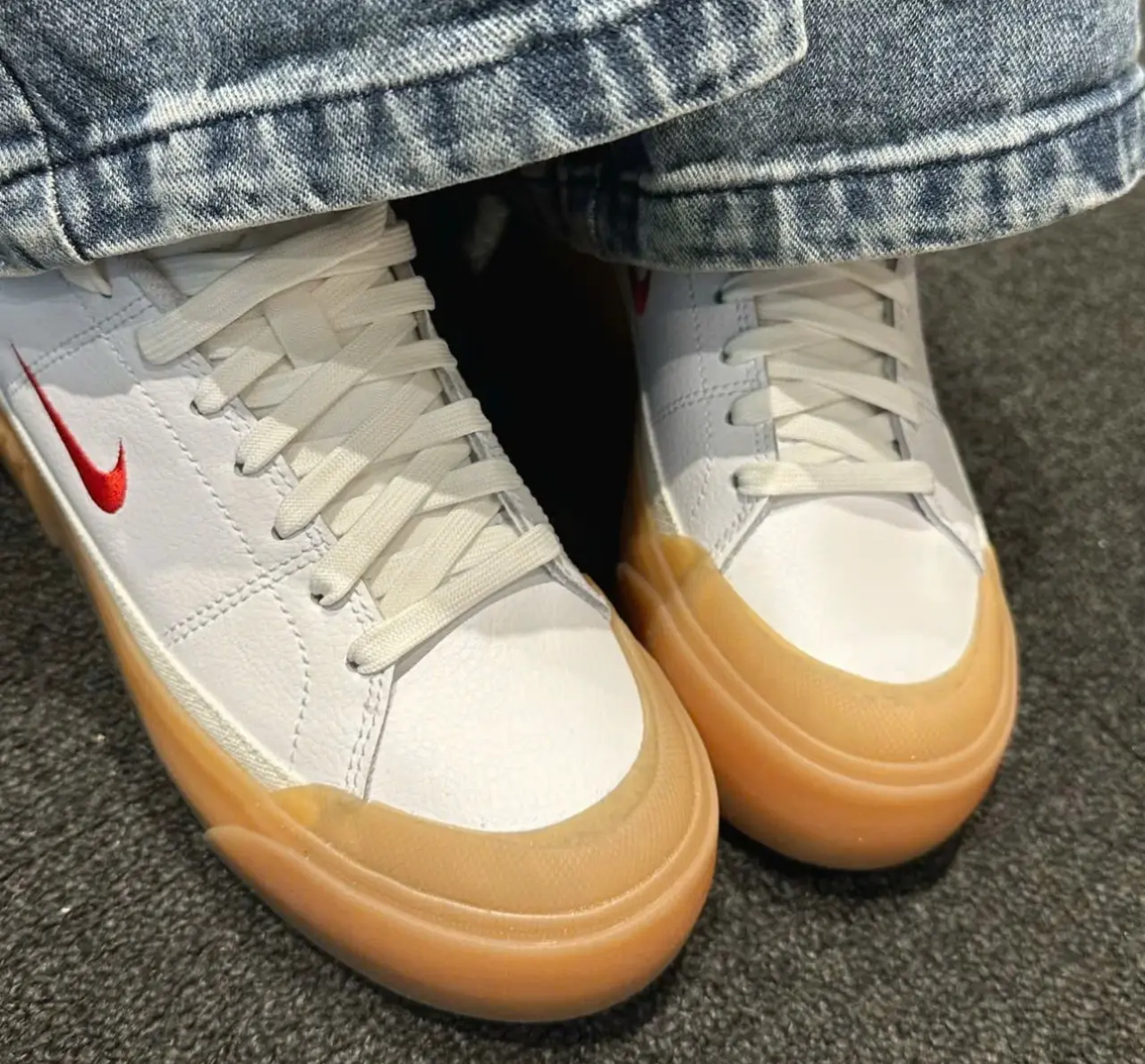 Alternative view of Giày Nike Court Legacy Lift 'White Gum' FV5526-103