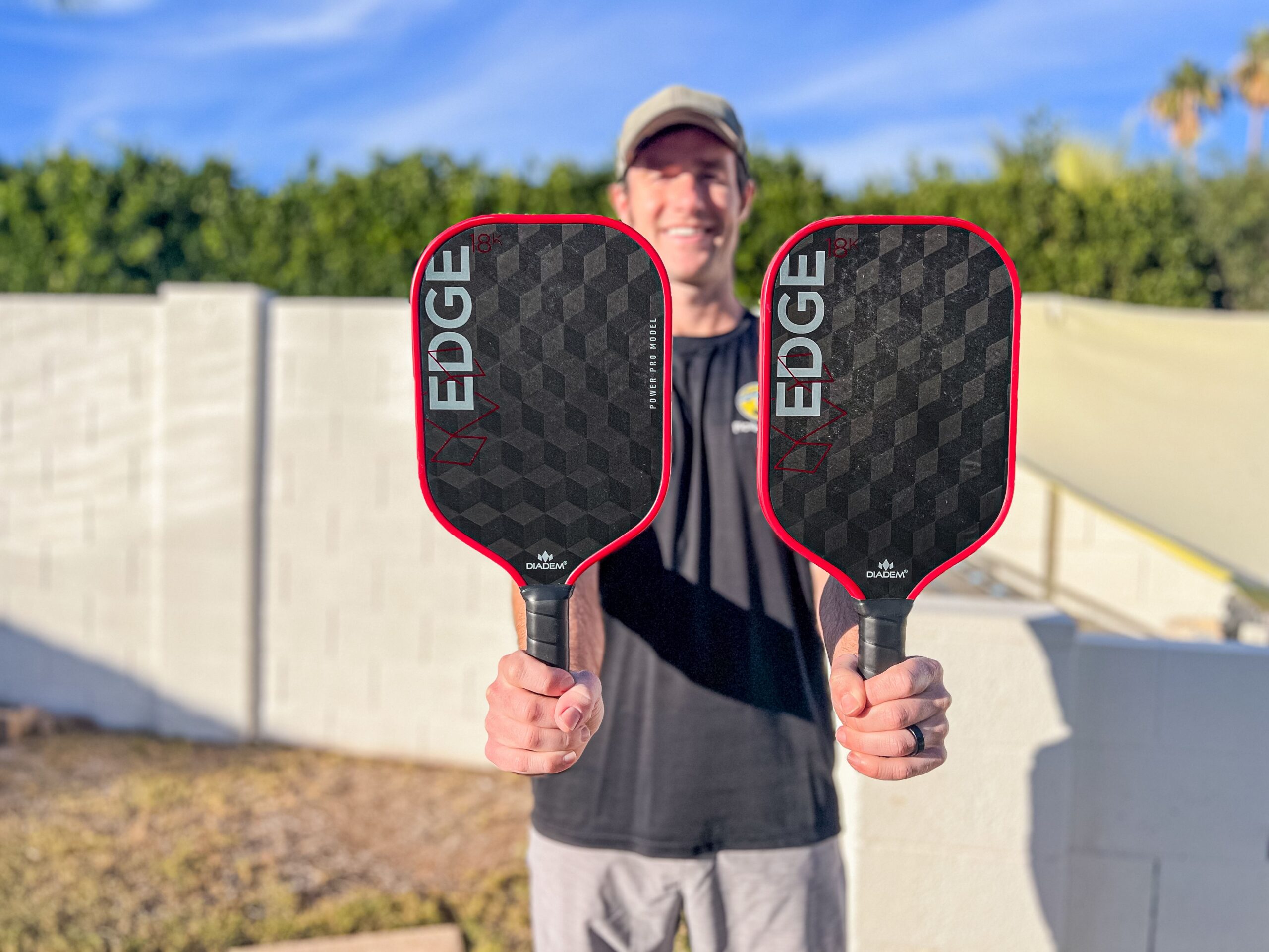 Danh gia chi tiet vot Pickleball Diadem Edge 18K Power Pro