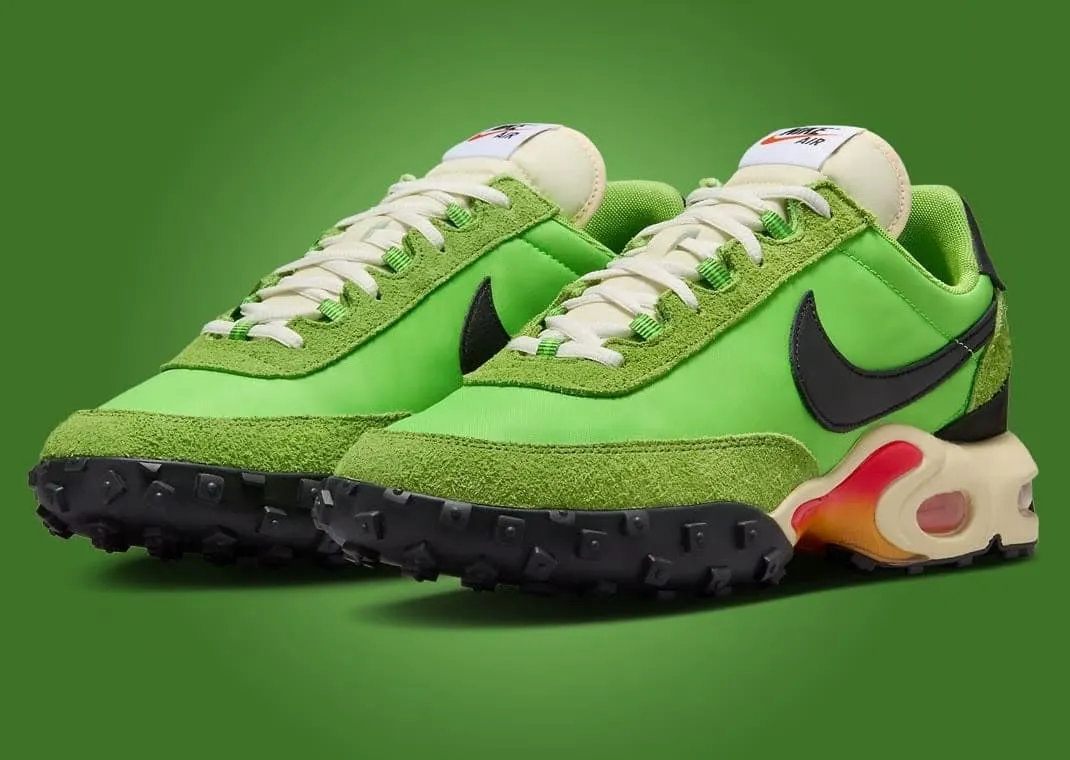 Hinh anh 2: Review chi tiet Nike Air Max Waffle SP "Action Green"