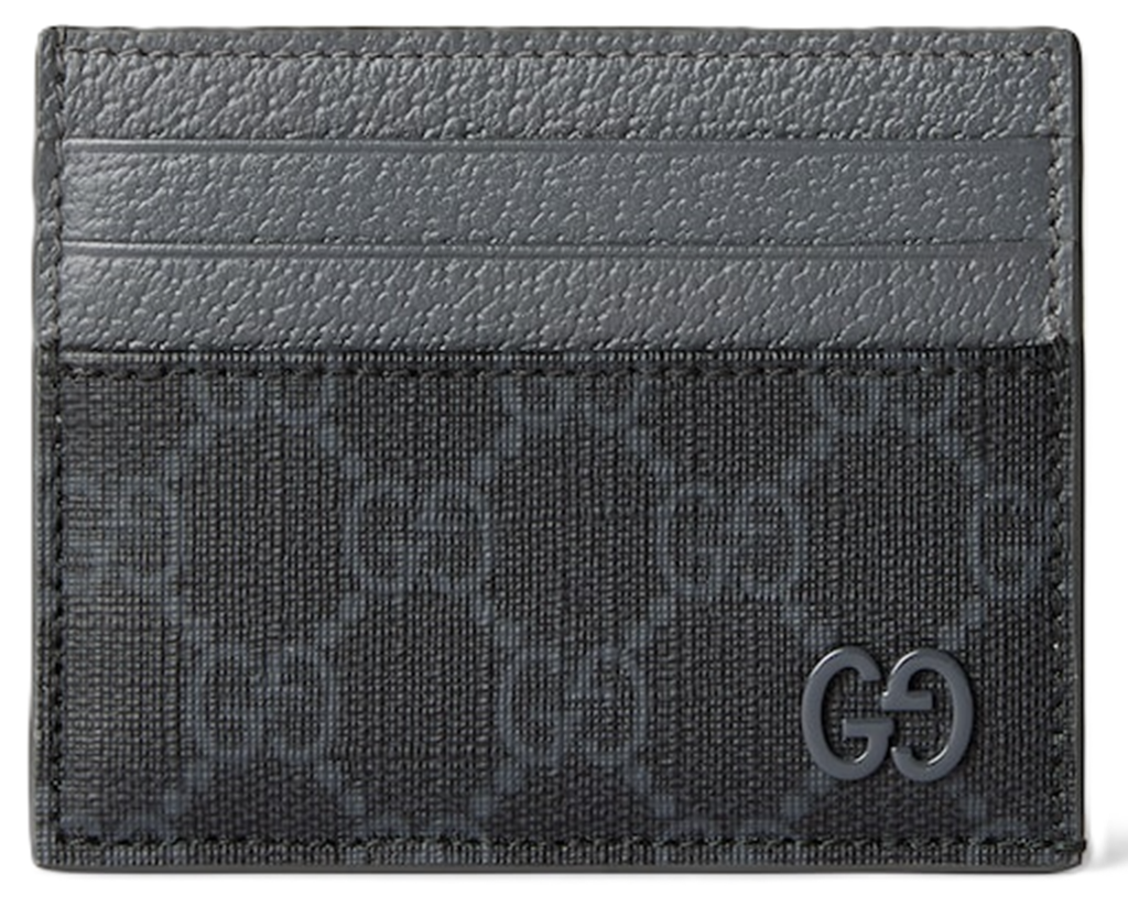 Vi Gucci Bi-Color Card Case With GG Detail 'Black' 795230-FACQC-1048