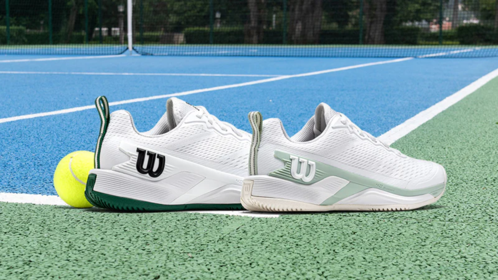 Wilson Rush Pro 4.5: Giày tennis ổn định, thoáng khí, bền bỉ Hinh anh 2: Giay tennis Wilson Rush Pro 4.5 voi thiet ke thoang khi va ben bi