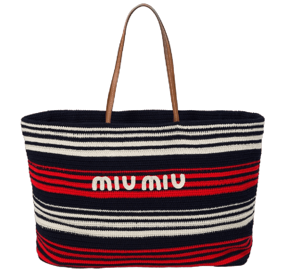 Tui Miu Miu Crochet Tote Bag 'Multicolor' 5BG280-2CQN-F0YKQ-V-OOO