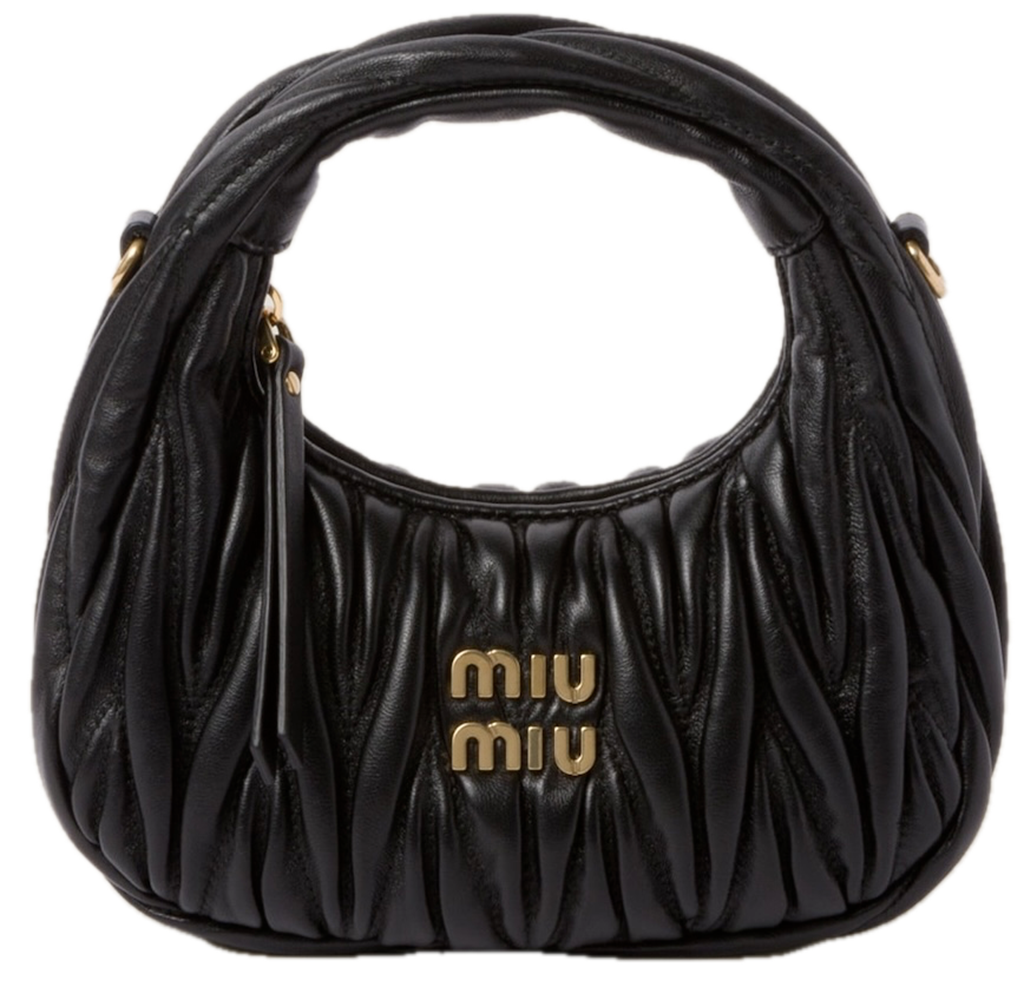 Tui Miu Miu Wander Matelasse Bag 'Black' 5BP078-N88-F0002-V-OOO