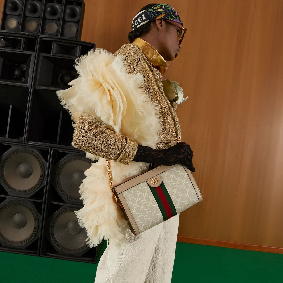 Tui Gucci Ophidia GG Small Shoulder Bag 'Beige White' 503877-UULAG-9682