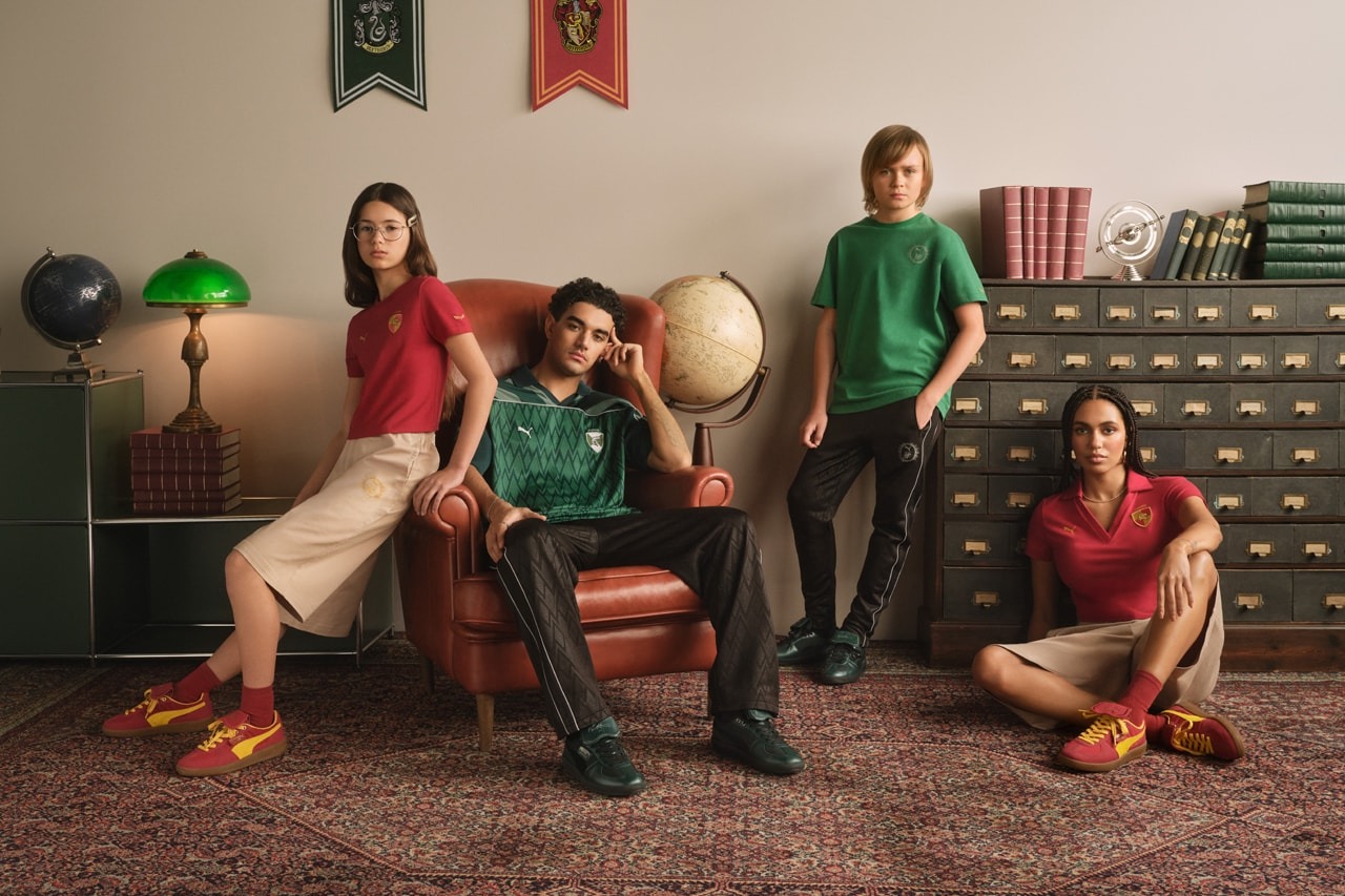 Hinh anh 2: PUMA "hoa phep" the gioi Harry Potter len trang phuc va giay dep