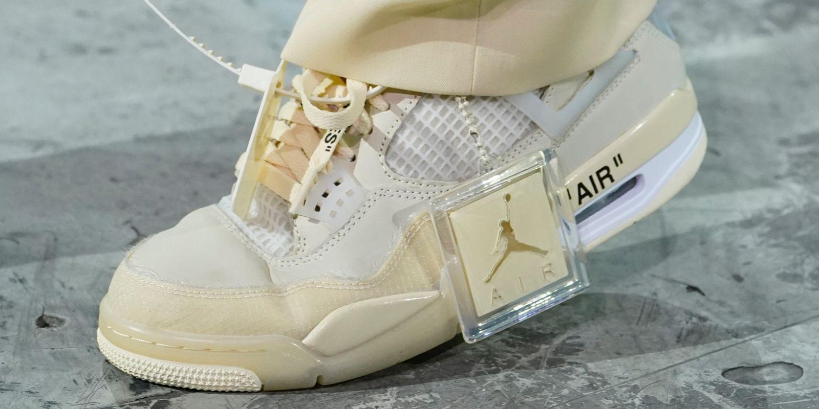 beige jordan retro 4