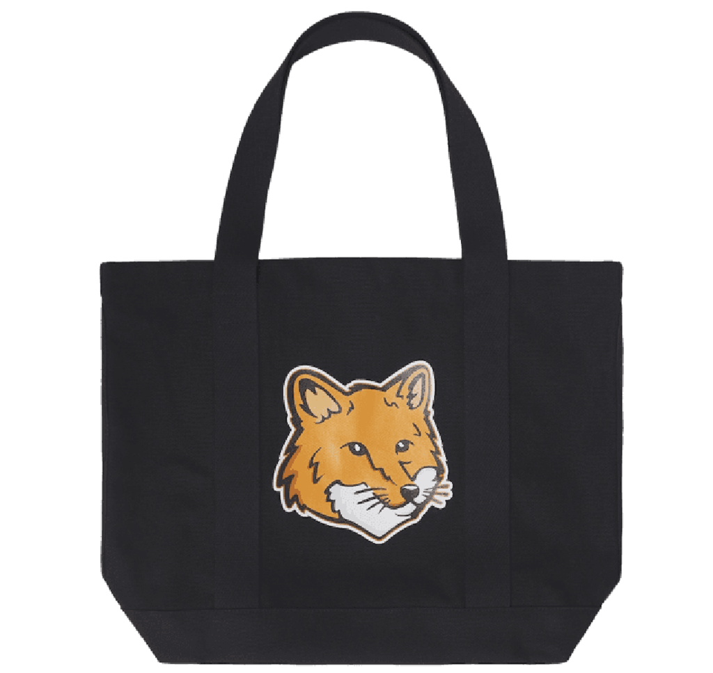 Tui Maison Kitsune Fox Head Tote Bag 'Black' LW05101WW0050-P199