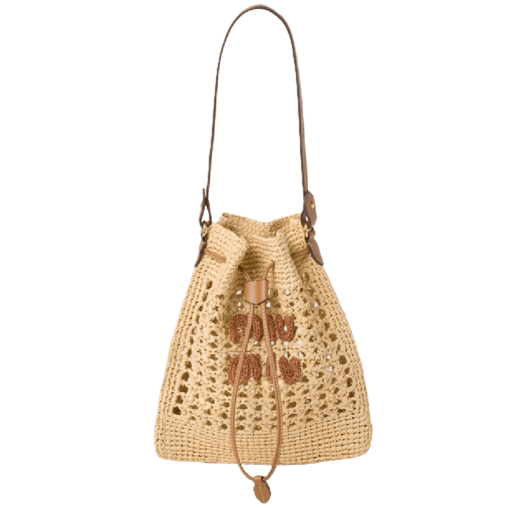 Tui Miu Miu Woven Fabric Mini-bag 'Beige' 5ND016-2DO1-F0A5T