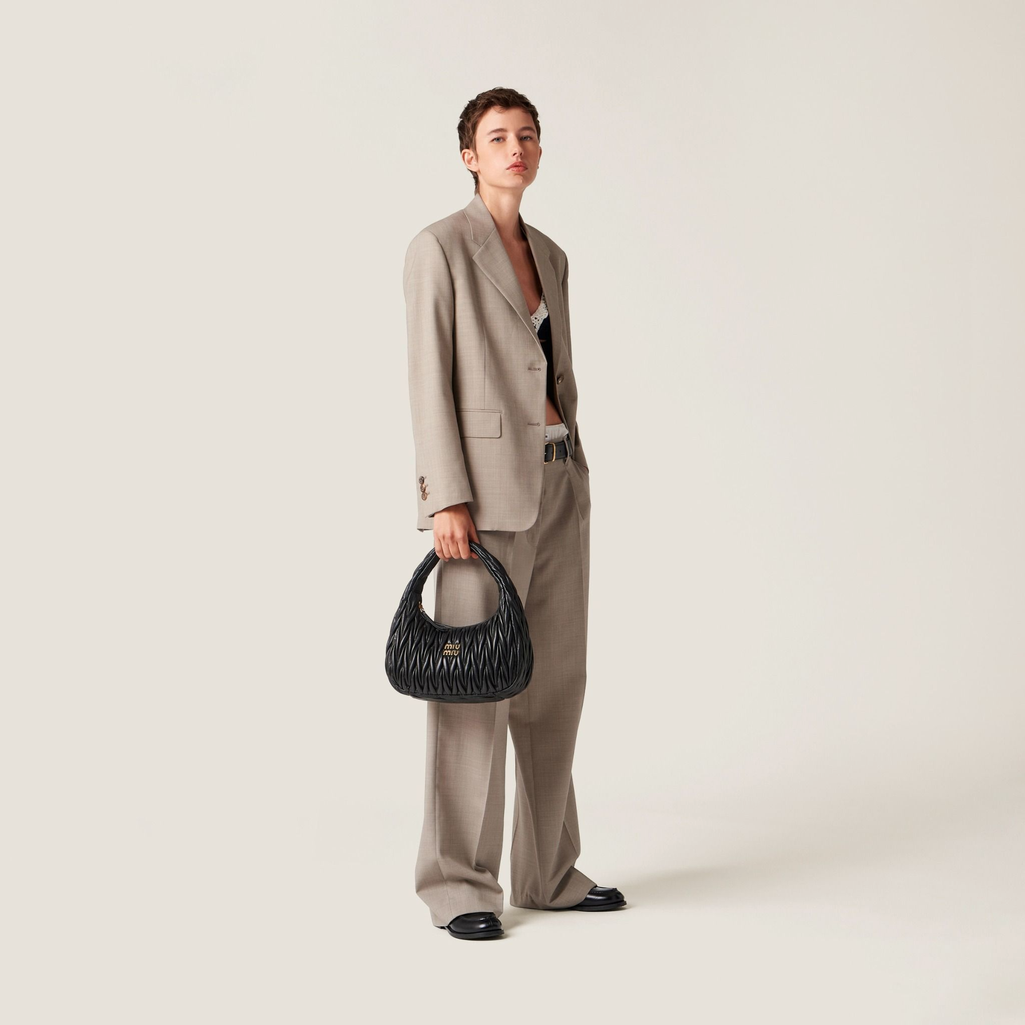 Tui Miu Miu Wander Matelasse 'Black' 5BC108-N88-F0002-V-OOY