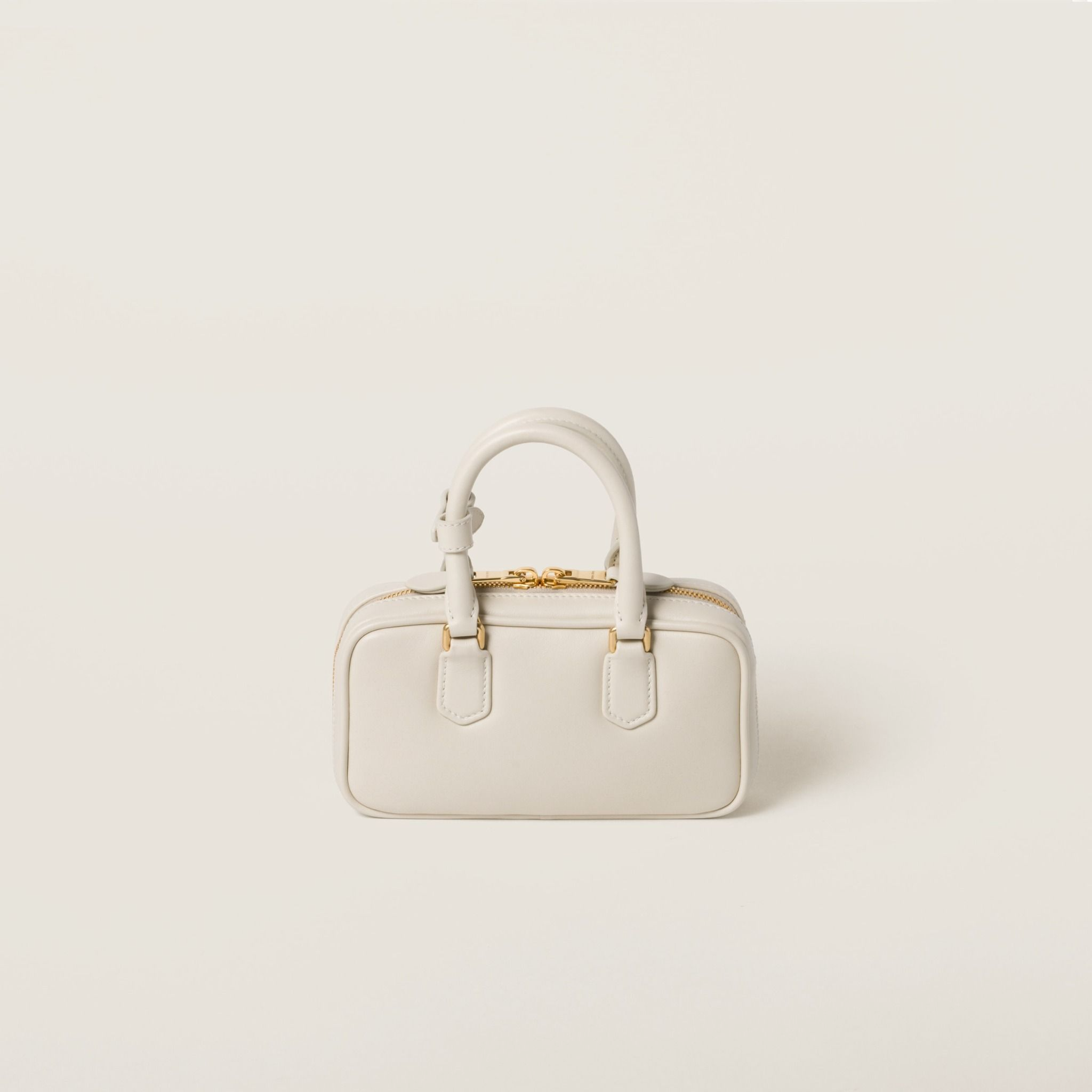 Tui Miu Miu Arcadie Leather Mini 'White' 5BP088-ACR3-F0K74-V-OOO