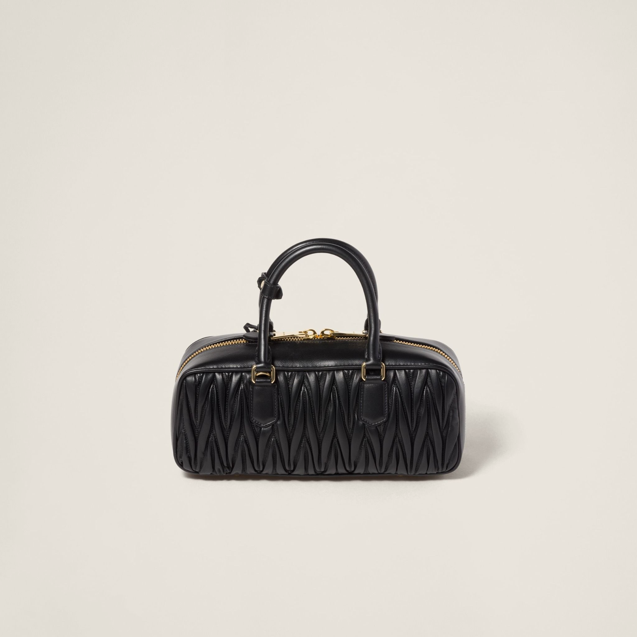 Tui Miu Miu Arcadie Matelasse Bag 'Black' 5BB148-N88-F0002-V-OON