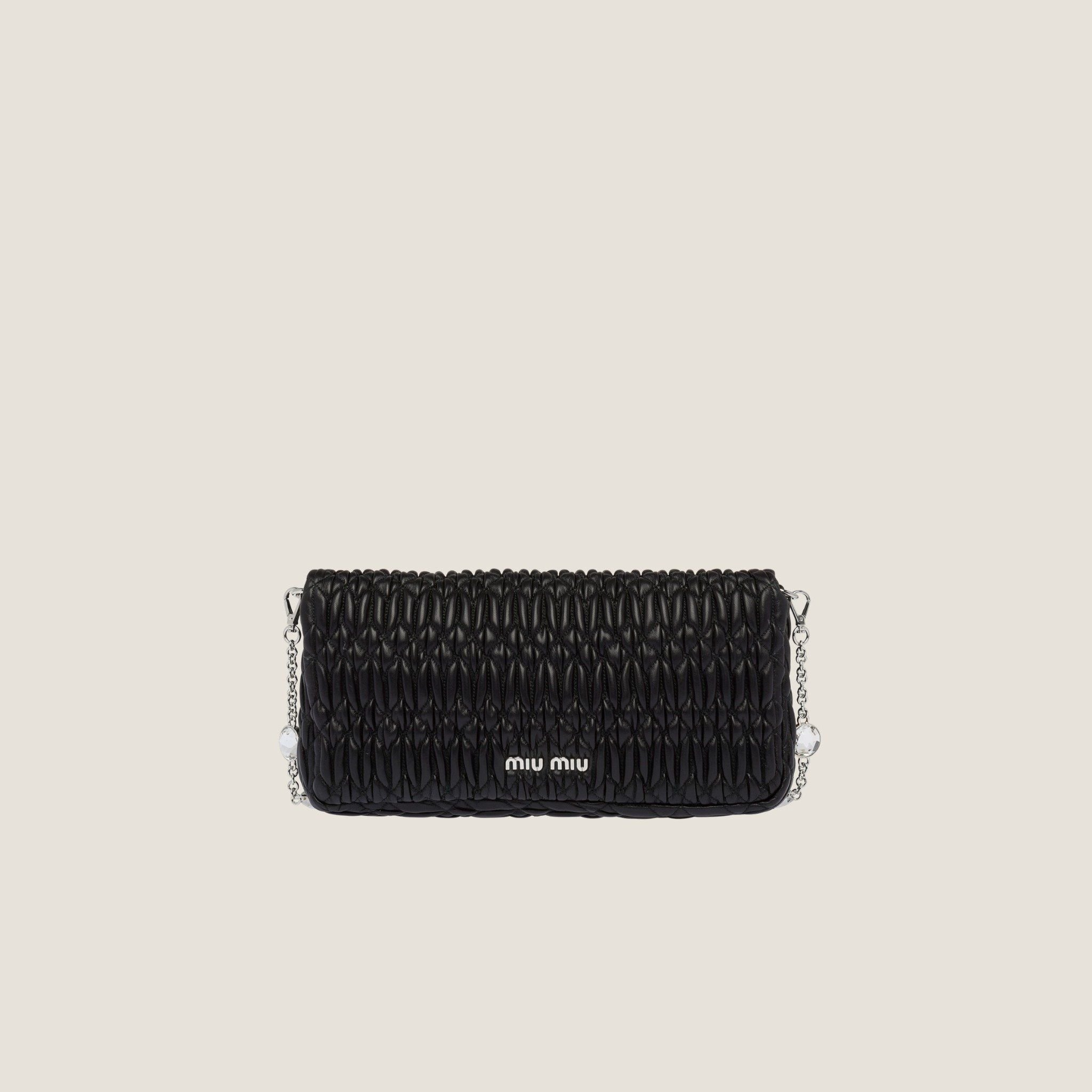 Tui Miu Miu Iconic Crystal Cloque 'Black' 5BD233-FVJ-F0002-V-COG