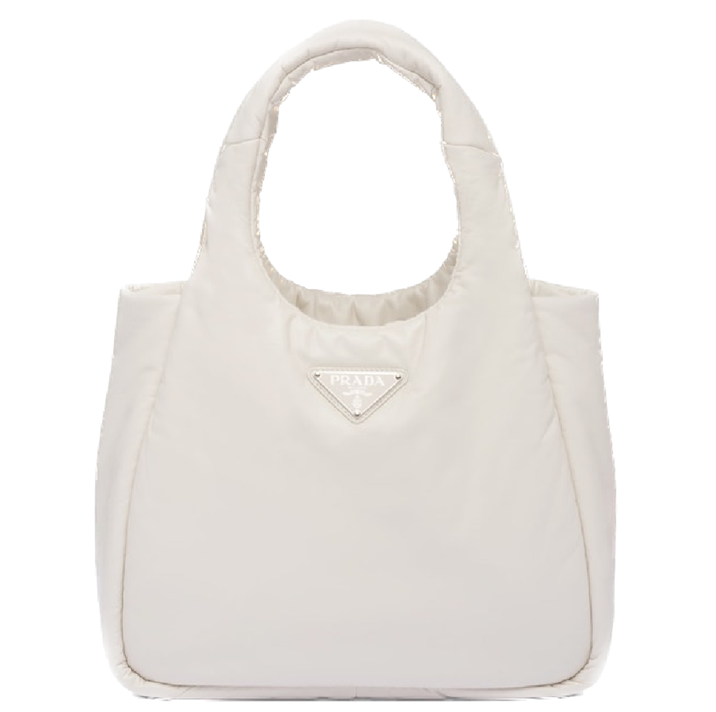 Tui Prada Medium Padded Soft Bag 'White' 1BG413-2DYI-F0009-V-OVO