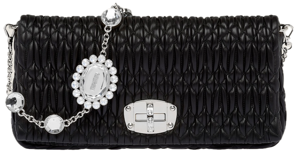 Tui Miu Miu Iconic Crystal Cloque 'Black' 5BD233-FVJ-F0002-V-COG