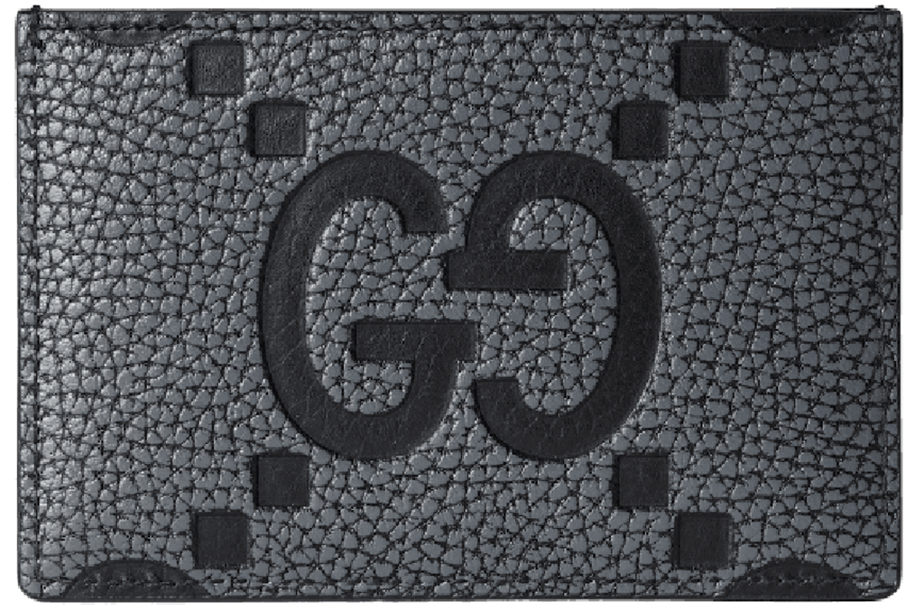 Vi ‎Gucci Maxi GG Card Case 'Grey' 812681-AAECE-1046