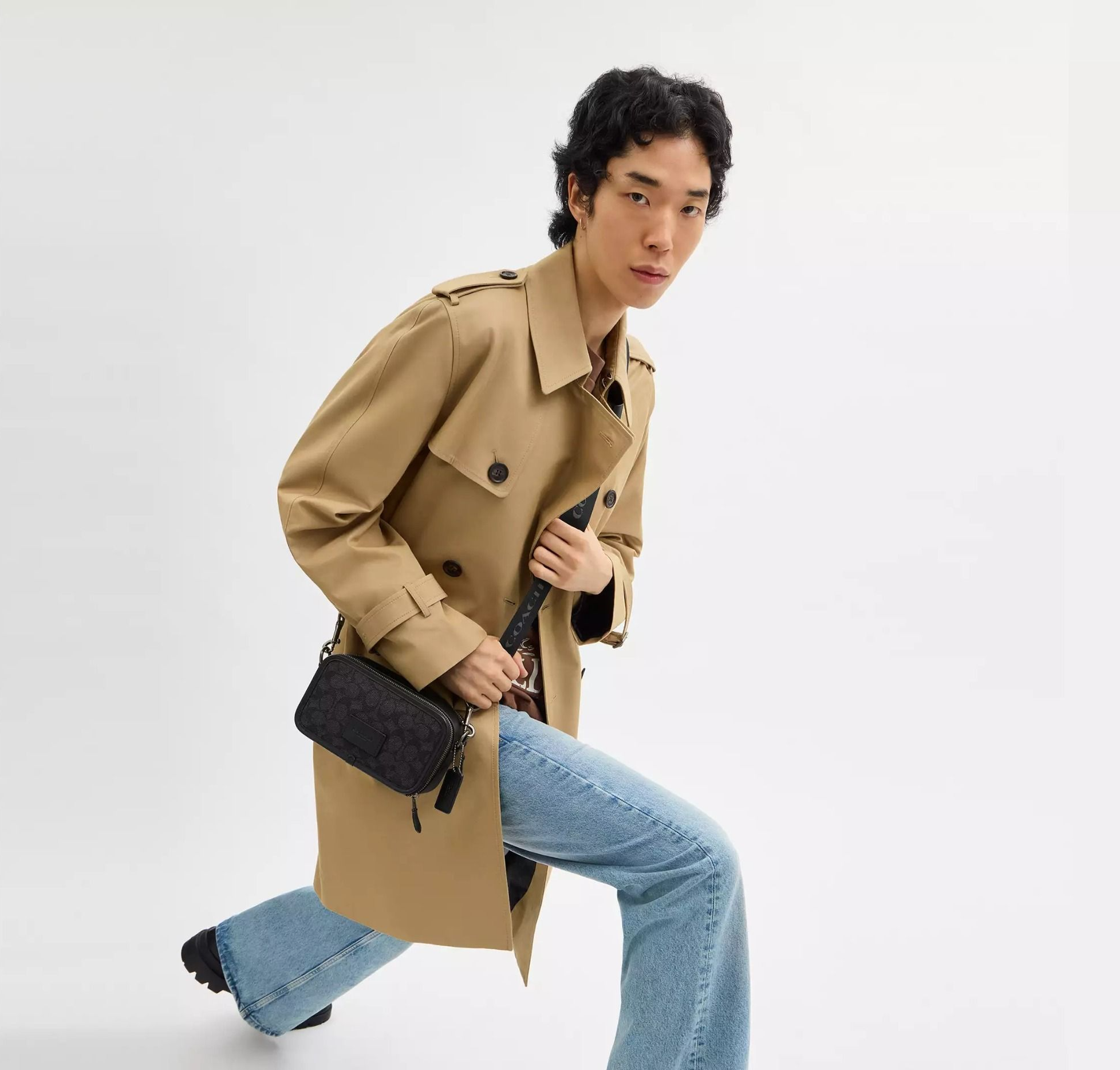 Tui Coach Wyatt Crossbody Bag 'Black' CW365-QBMI5