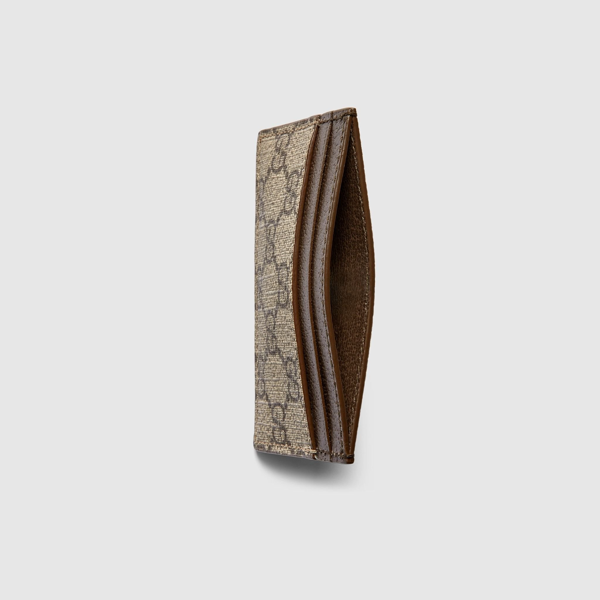 Vi Gucci Bi-Color GG Card Case 'Beige' 768248-FACQC-9773