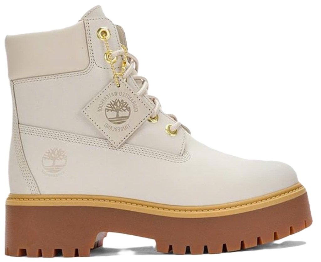 Giày Timberland Round Head Lace-Up 'Beige' A6AWZW