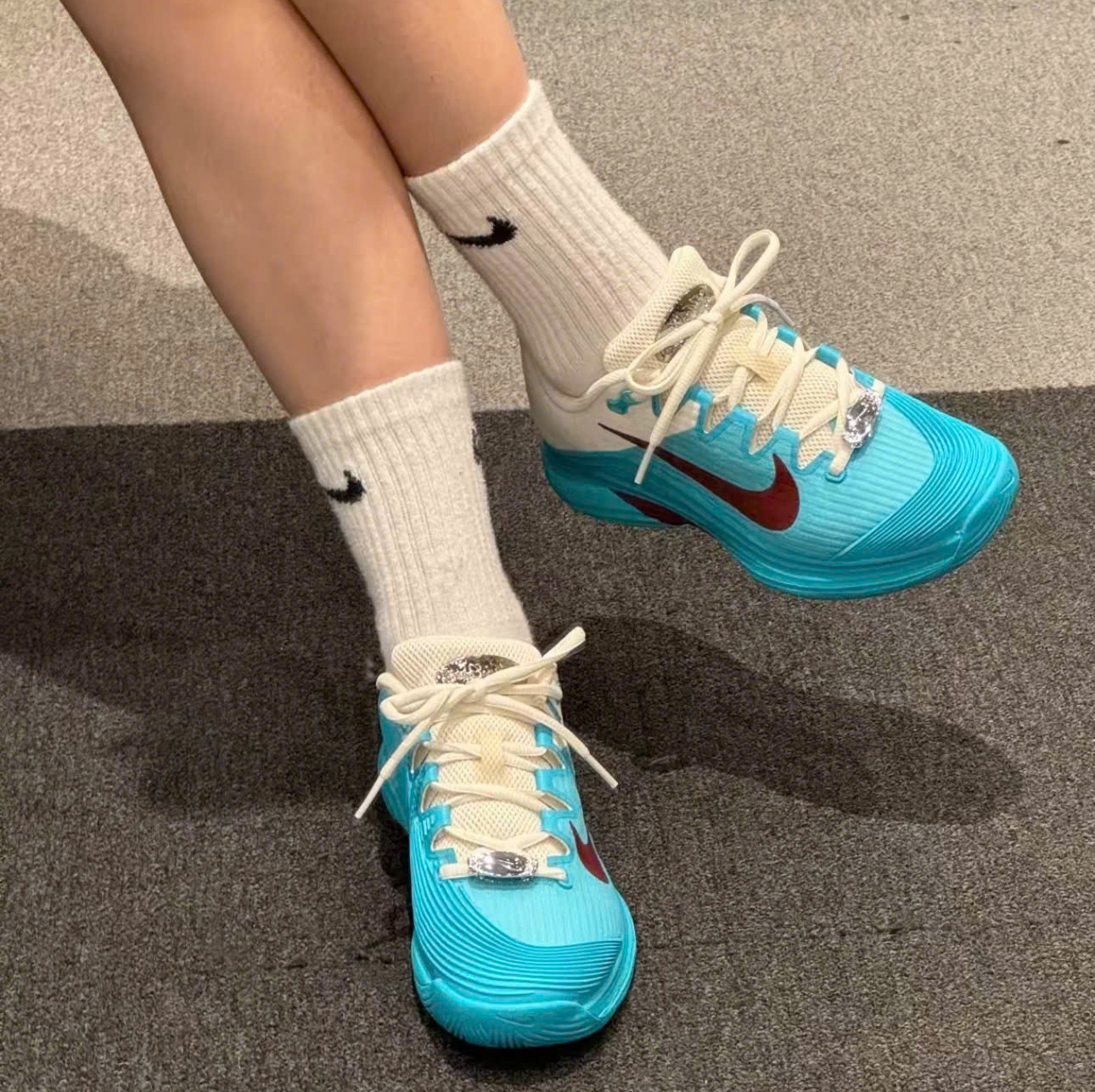 Alternative view of Giày Nike Court Vapor 12 Premium HC ‘Cactus Green’ HJ6650-300