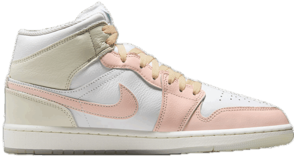 Giay Nike Air Jordan 1 Mid SE ‘White Peach’ HJ6654-100