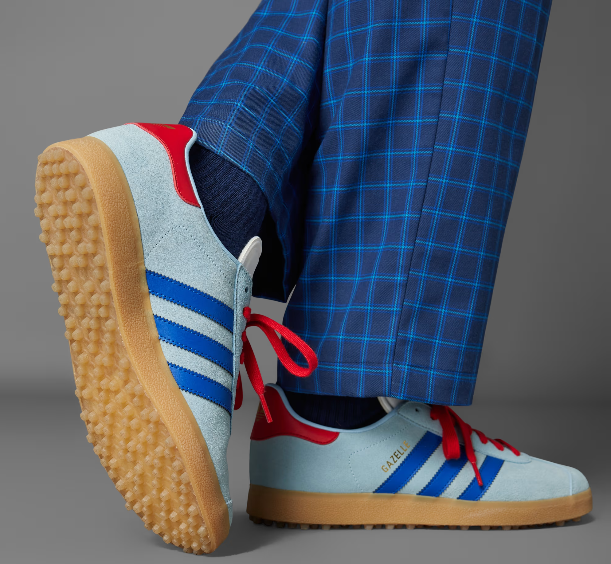 Giay Adidas Gazelle Spikeless Golf 'Clear Sky Scarlet' IH8553